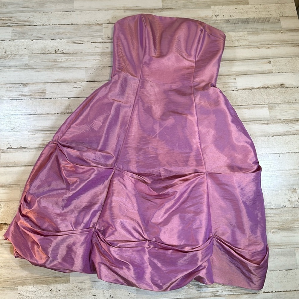 Vintage 90s Purple Haze Alfred Angelo Bubble Hem Dress